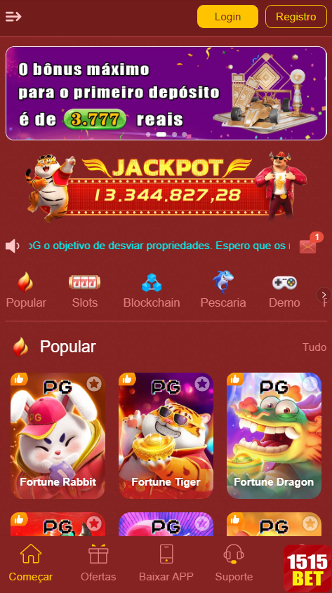 1515bet.com Interface